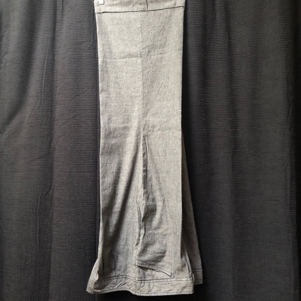 Lane Bryant dark gray linen/cotton trousers.